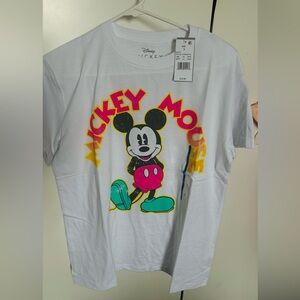 Disney Mickey Mouse Kids T-Shirt - White, Yellow, Pink, Blue